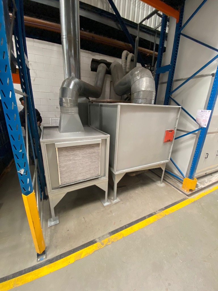 Obra concluída pela SGM Ar Condicionado: Filtragem Industrial de Partículas — Indústria Química